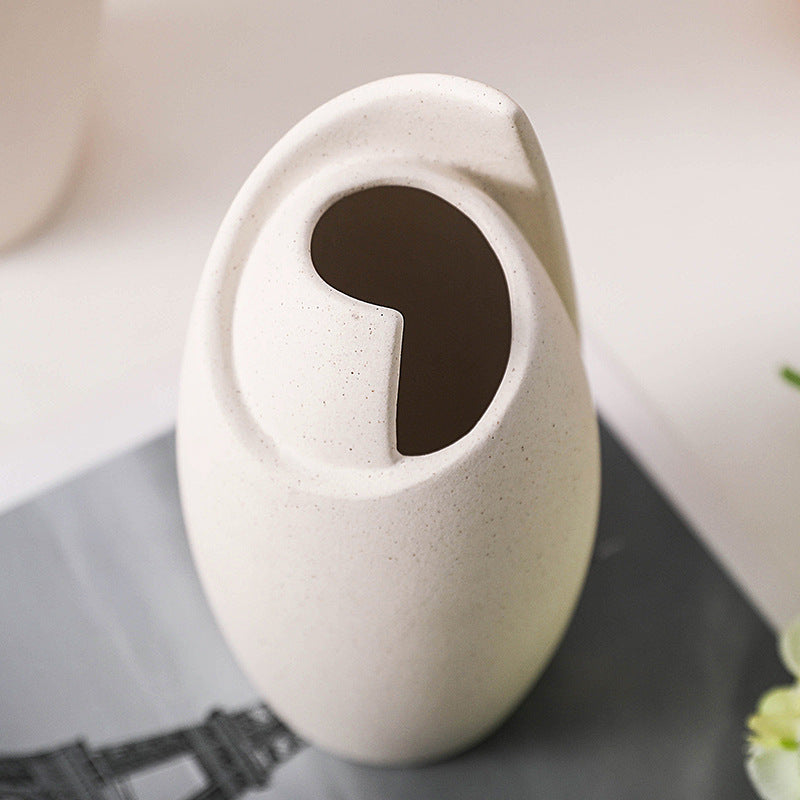 Modern Minimalist Ceramic Vase Hydroponic Flower Decor