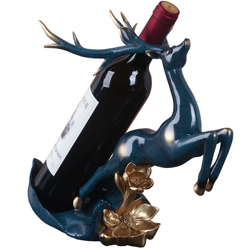 Nordic Elk Wine Rack Modern Luxury Bottle Holder Decor