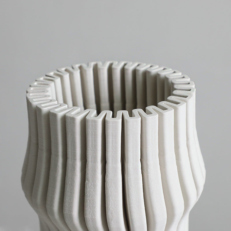 Modern Ceramic Flower Vase Creative Home Decor Accent