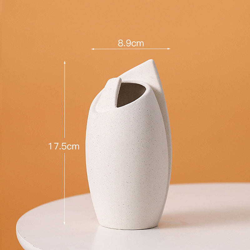 Modern Minimalist Ceramic Vase Hydroponic Flower Decor