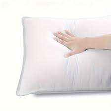 Pack of 2 gusseted bed pillows – firm, supportive and breathable pillows with reinforced side panels for hotel-quality sleep