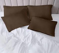 Pack of four soft and breathable pillow cases with smooth wrinkle-free finish — durable everyday bedding