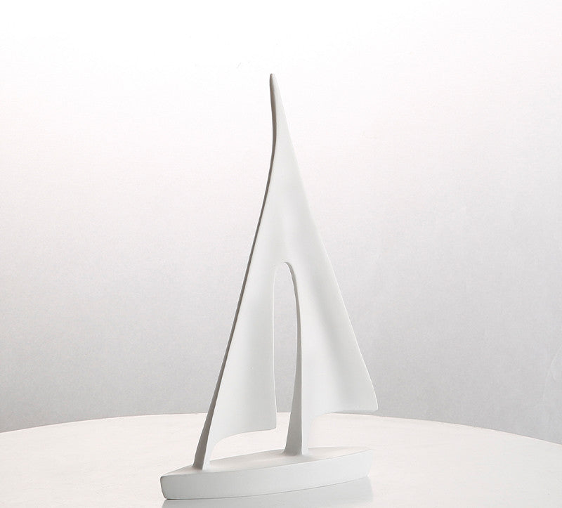 Modern Resin Sculpture Decor Office & Living Room Accent