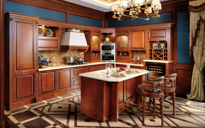 Annecy Town kitchen design – luxury modern kitchen inspired by French elegance, featuring refined finishes and premium craftsmanship