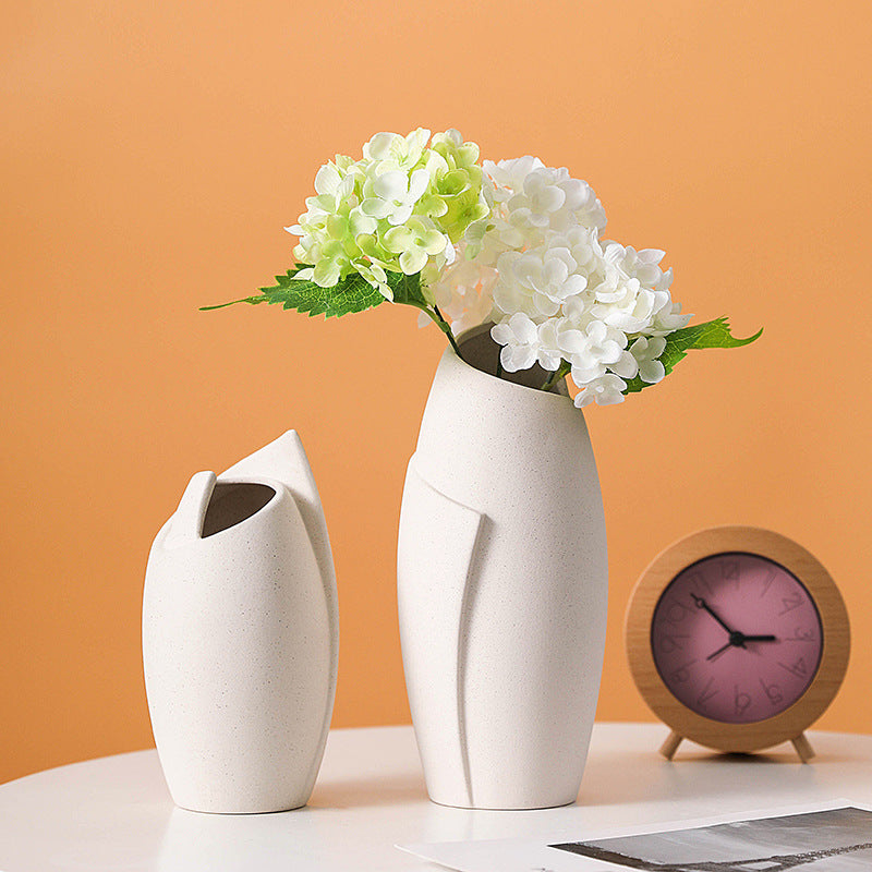 Modern Minimalist Ceramic Vase Hydroponic Flower Decor