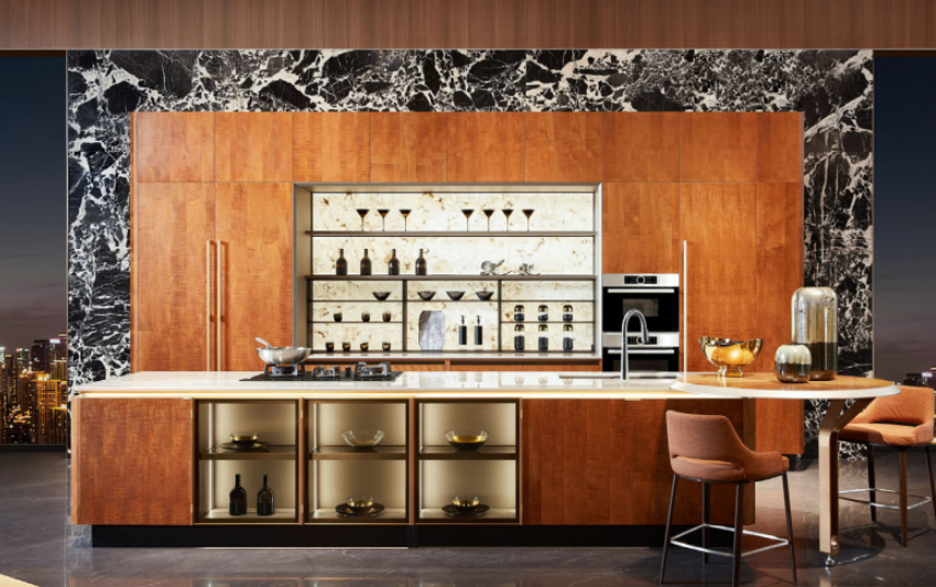 Greenberg kitchen design setup – luxury modern kitchen with sleek finishes, functional layout, and premium craftsmanship