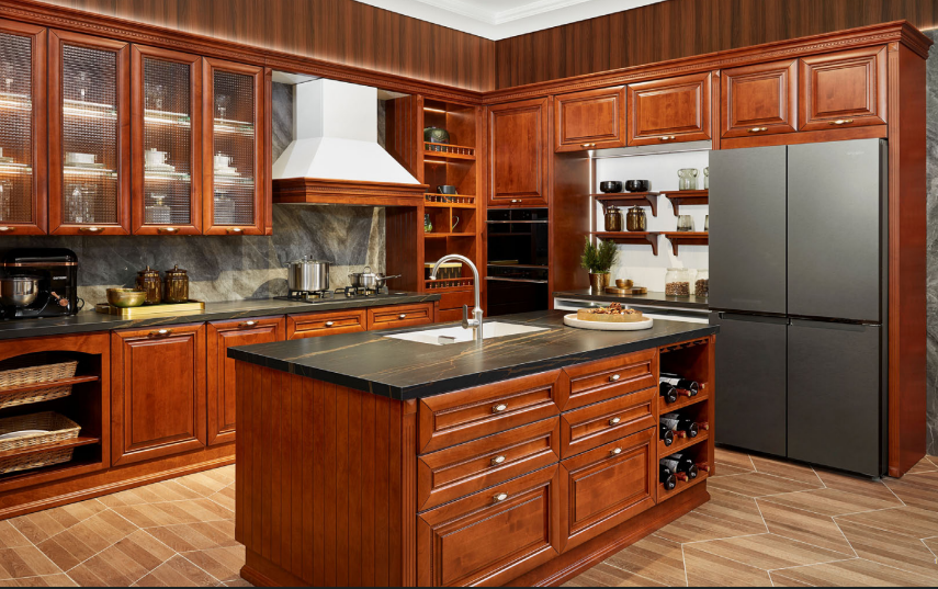 Scottish Countryside kitchen design setup – rustic yet modern luxury kitchen with elegant finishes and countryside charm