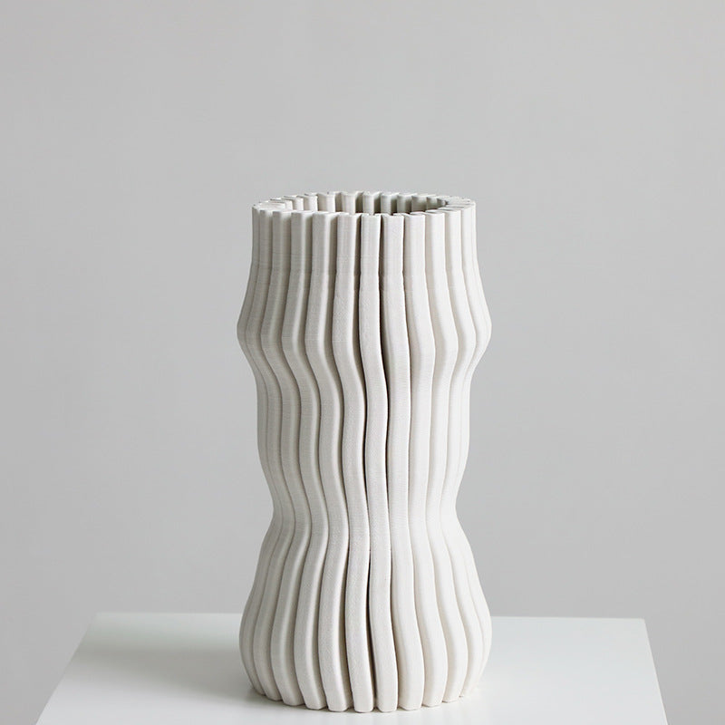 Modern Ceramic Flower Vase Creative Home Decor Accent