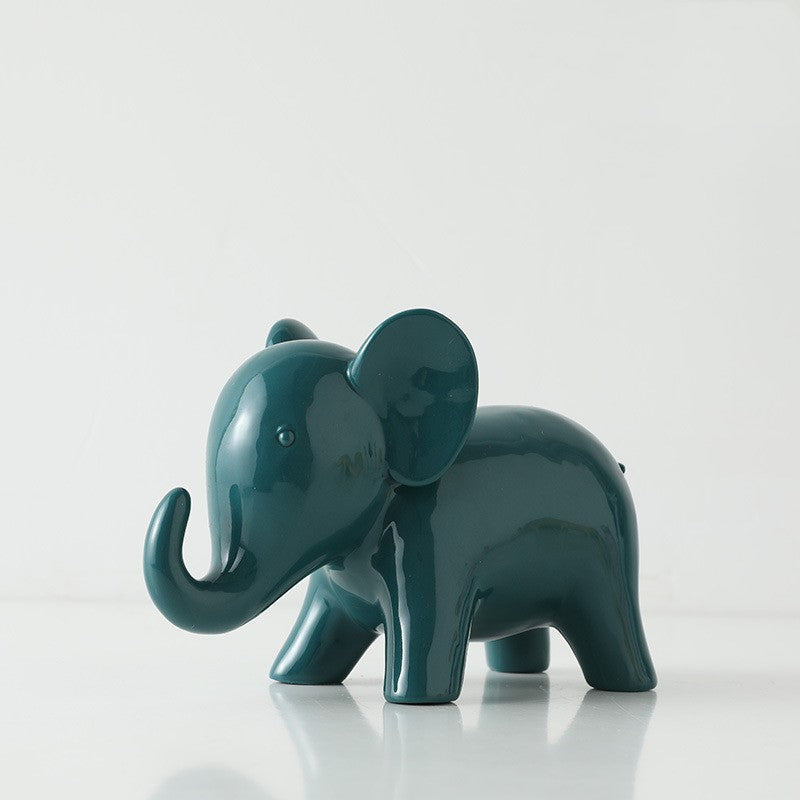 Modern Ceramic Animal Ornaments Minimalist Decor