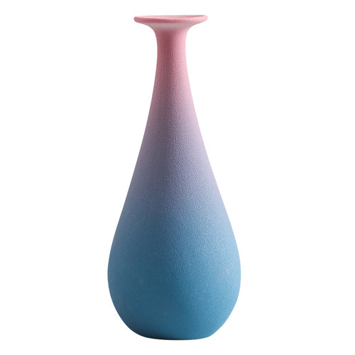 Nordic Gradient Ceramic Vase Modern Home Flower Decor