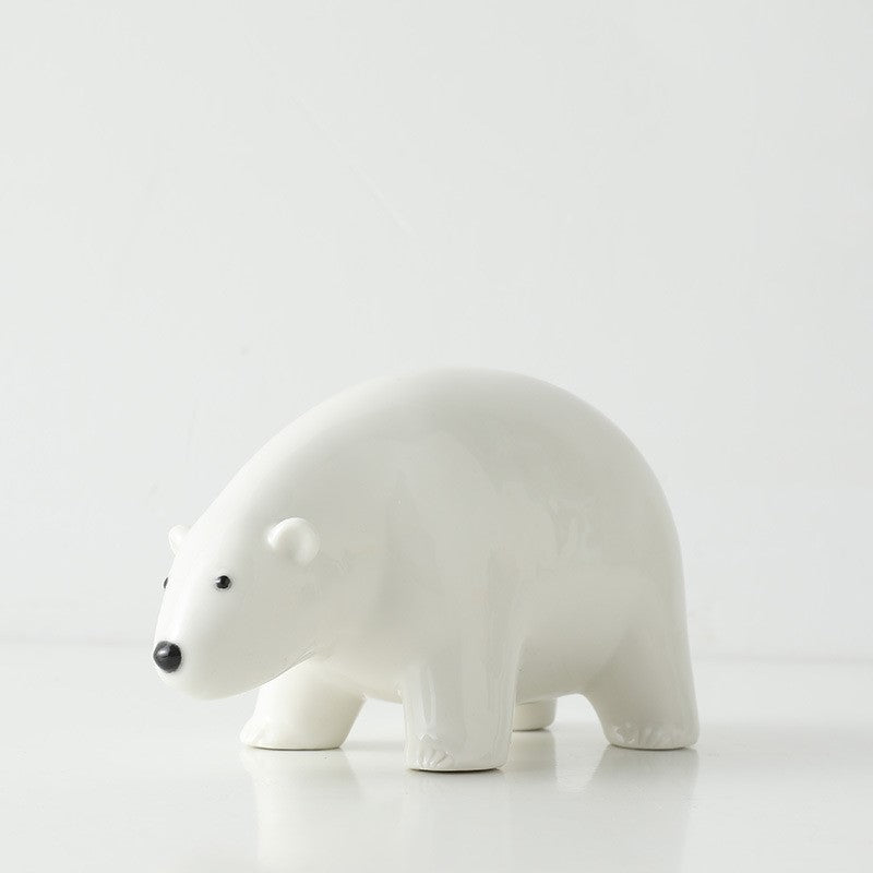 Modern Ceramic Animal Ornaments Minimalist Decor