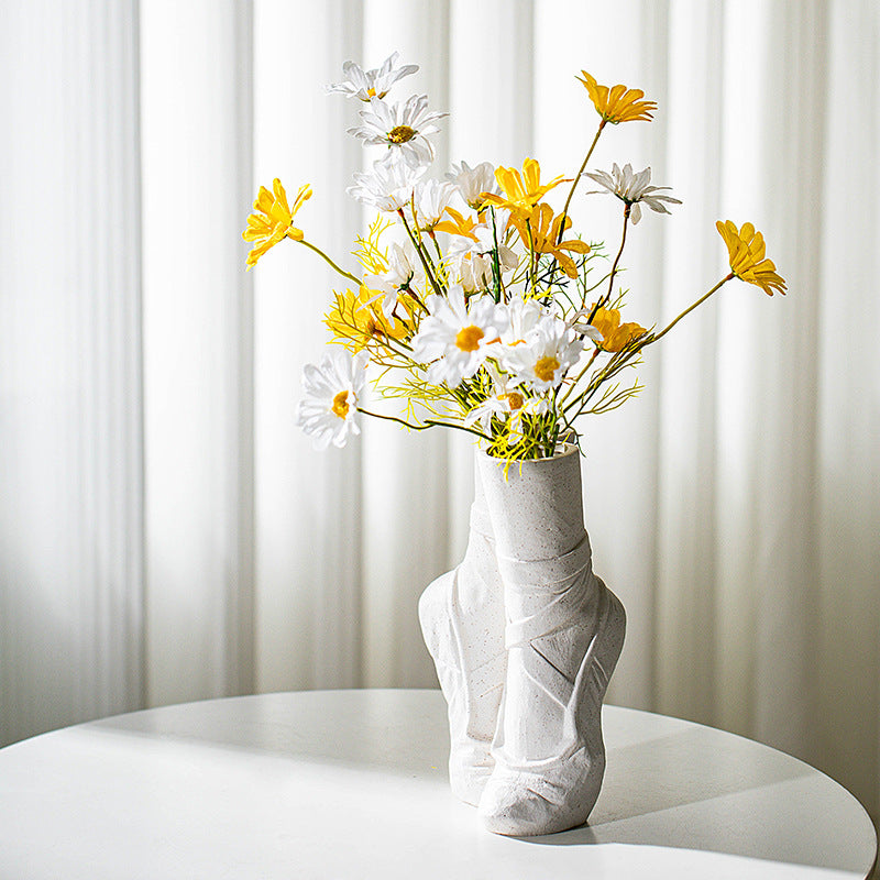 Modern Minimalist Ceramic Vase Hydroponic Flower Decor