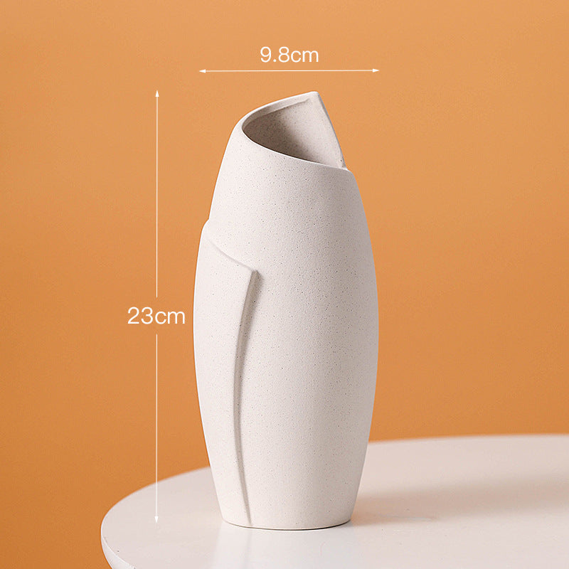 Modern Minimalist Ceramic Vase Hydroponic Flower Decor