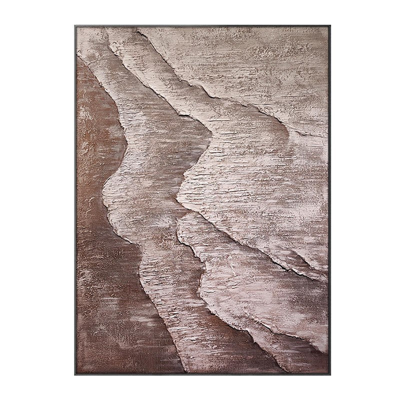 Large Textured Wave Oil Painting Abstract Canvas Wall Art