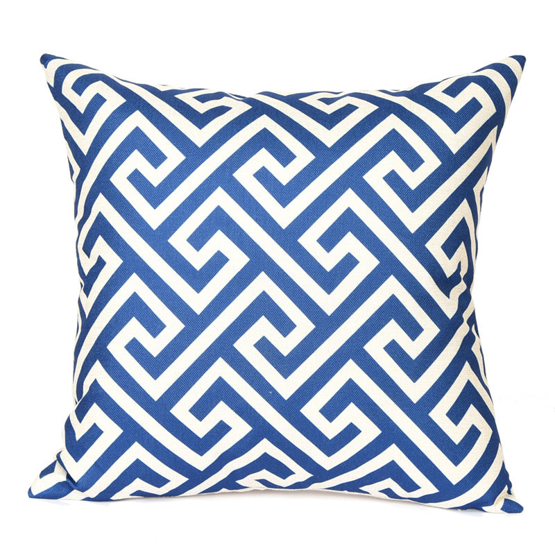 Abstract Linen Pillowcase Modern Minimalist Cushion Cover