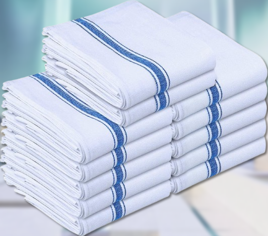 Premium Cotton Kitchen Dish Towels – Super Absorbent & Durable