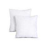 Pack of 2 small throw pillows – soft decorative cushions for sofa, bed and modern home décor