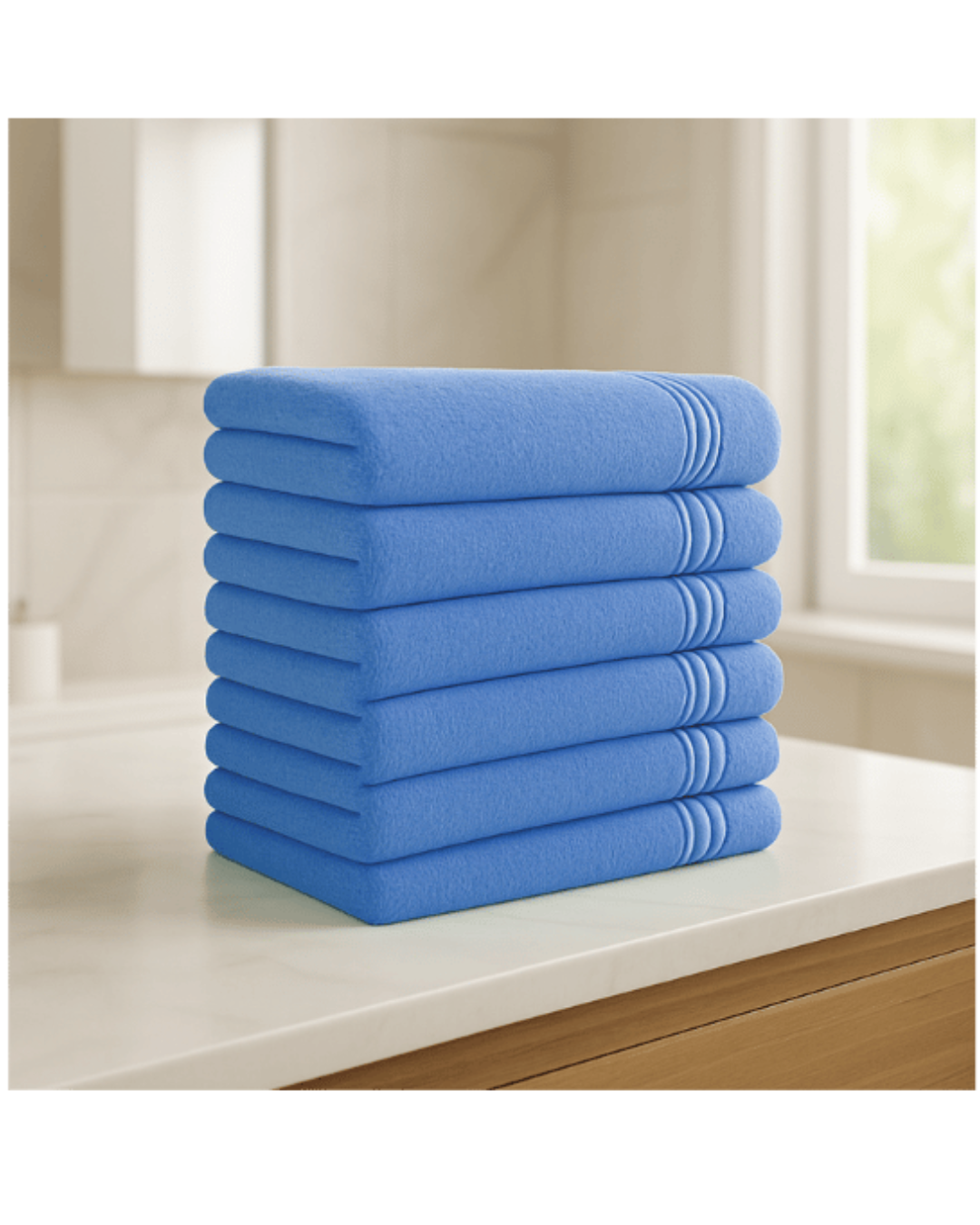 Premium 100% Cotton Washcloths – Ultra-Soft Flannel Face Towels | Super Absorbent & Gentle for Face, Hands & Body ( Set Of 12 )