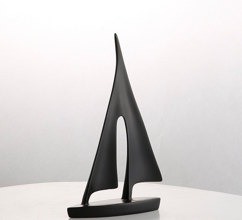 Modern Resin Sculpture Decor Office & Living Room Accent