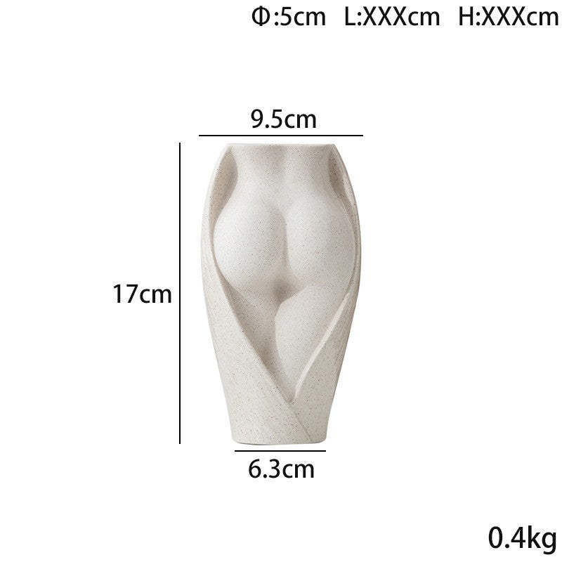 Simple Modern Ceramic Vase Elegant Flower Home Decor