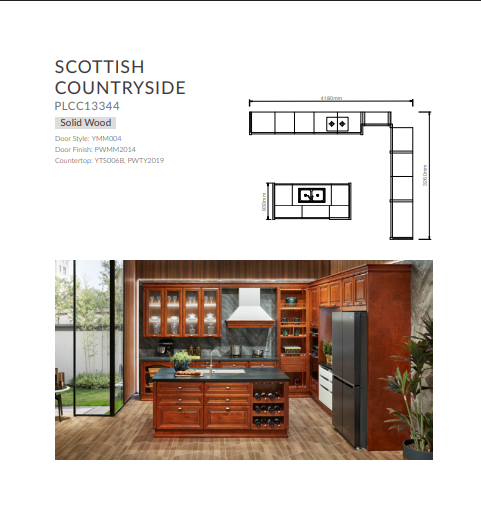 Scottish Countryside Kitchen Design setup